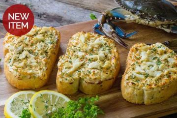 add on - Creamy Blue Crab Toast Appetizer (8 Slices)